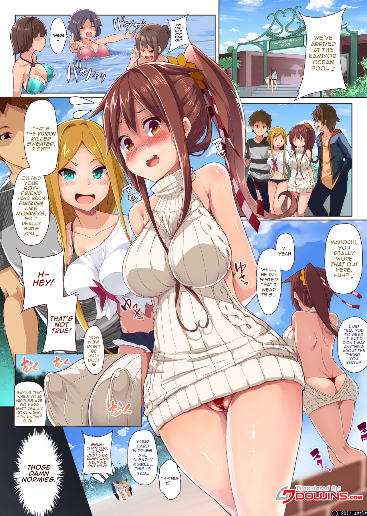 Hentai Manga Comic-If I Used Hypno To Make It Common Sense To Fuck In The Pool-Read-2
